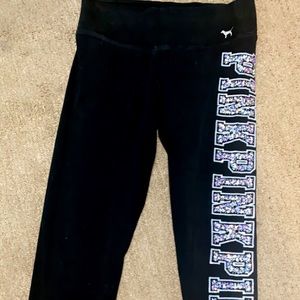 Beautiful PINK bling yoga leggings